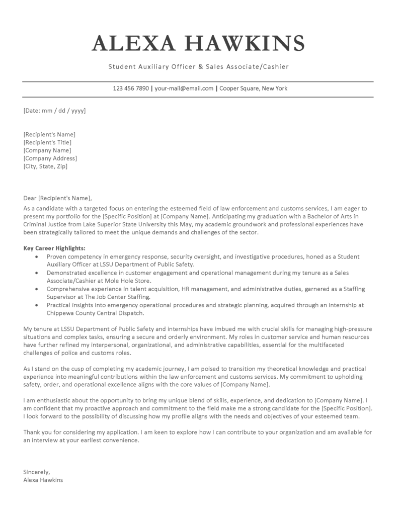Sample_ALEXA HAWKINS - CoverLetter