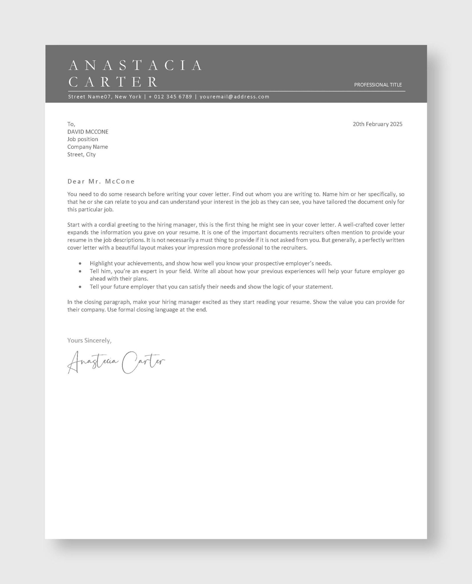 ATS Resume Template 1 - Image 4