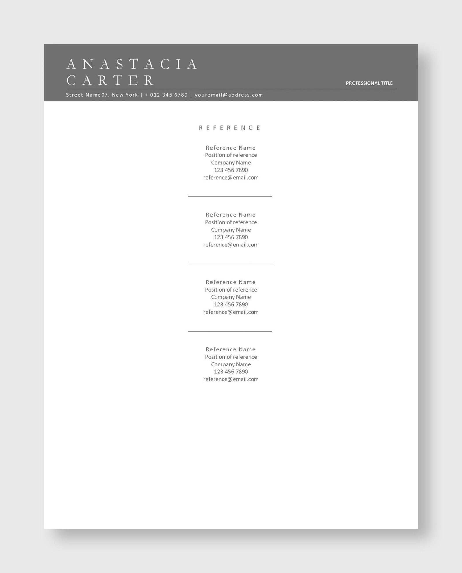 ATS Resume Template 1 - Image 5