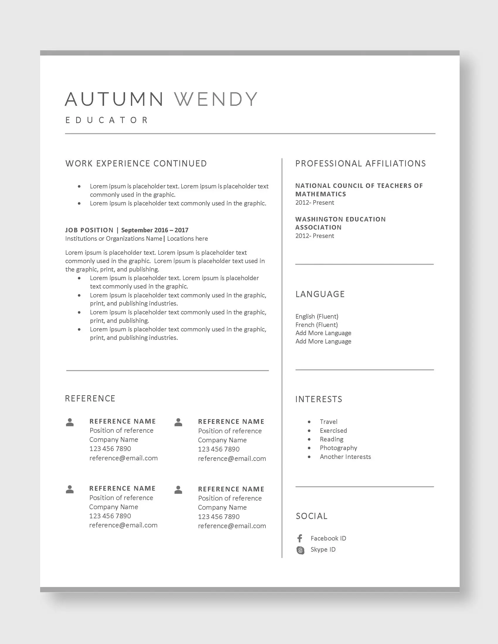 Autumn_Wendy_Teacher_US 3 Page_Resume-Template_ (3)