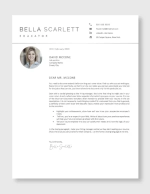 Teacher Resume Template 3