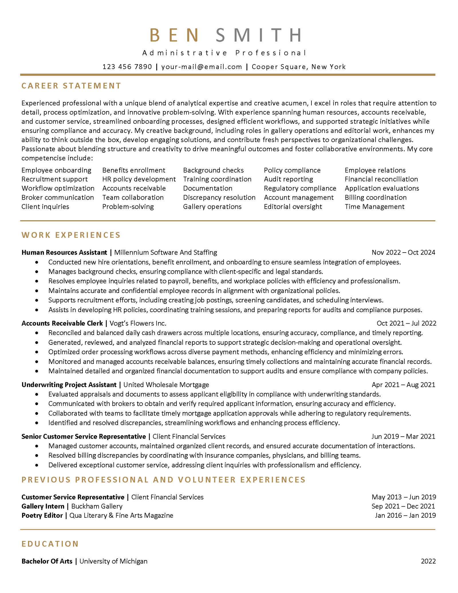 Mid-Senior Level Example