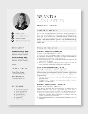 Professional Resume Template 7