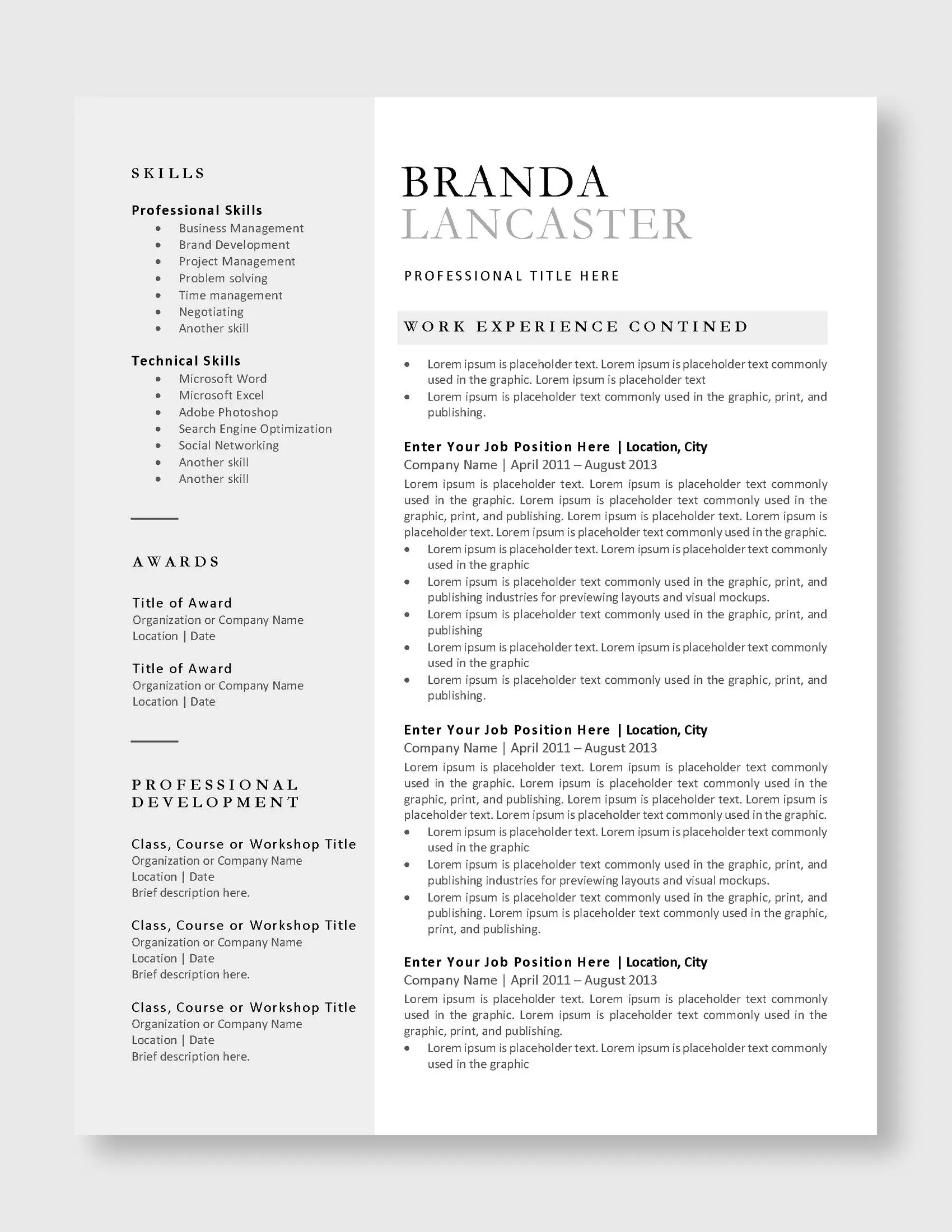 Branda_Lancaster_Professional_US 3 page Resume_Page_ (2)