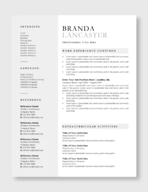 Professional Resume Template 7