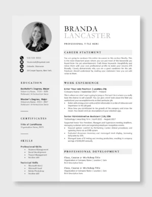 Professional Resume Template 7