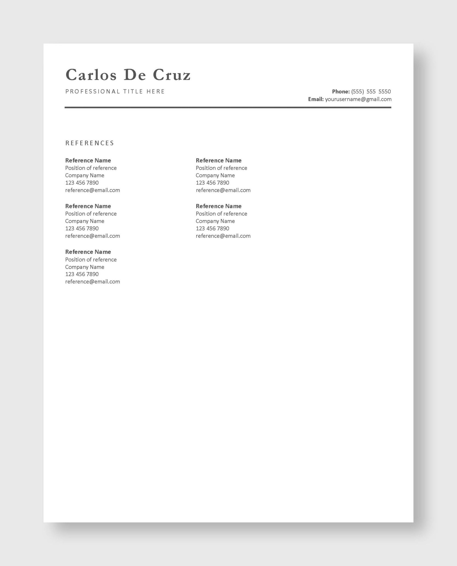 ATS Resume Template 2 - Image 5