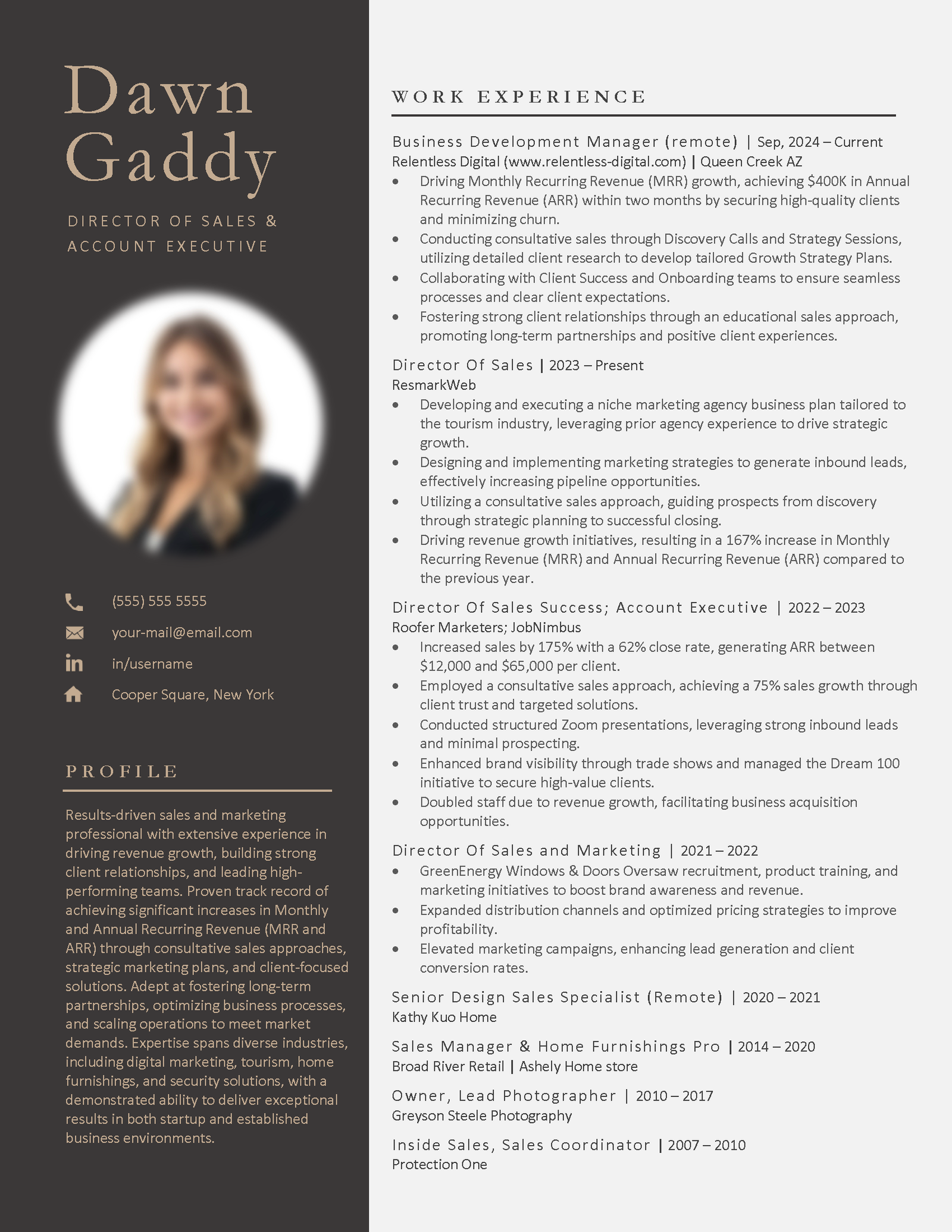 Executive Level Example