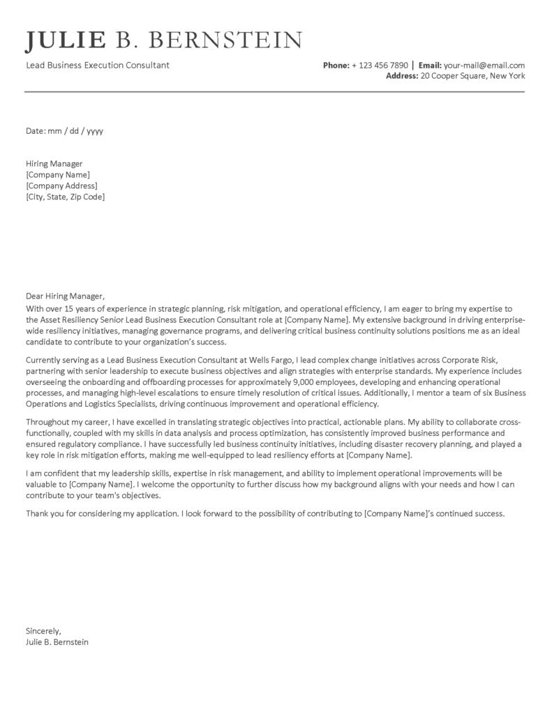 Sample_J. B. BERNSTEIN_CoverLetter_ATS