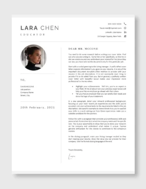 Teacher Resume Template 8