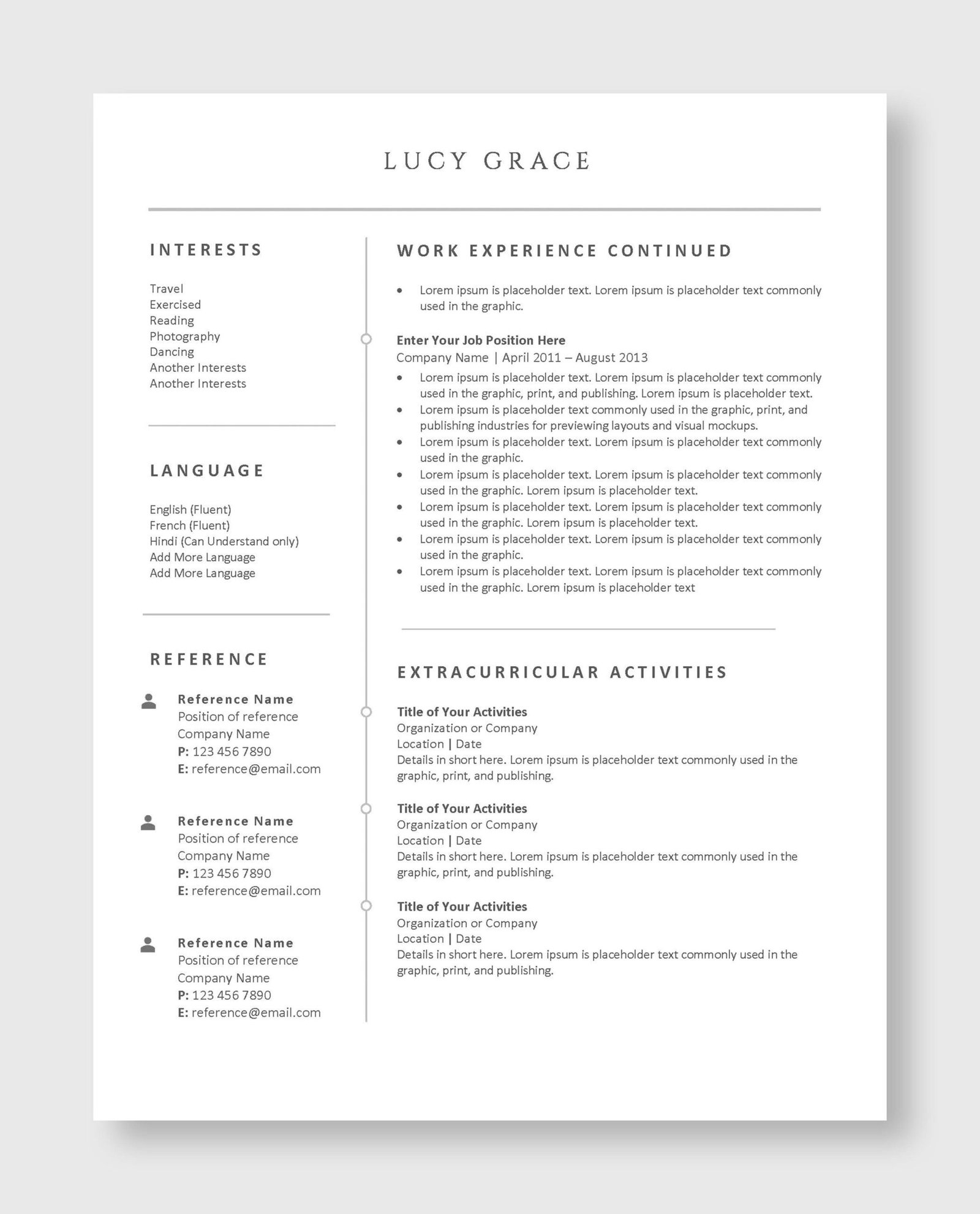Professional Resume Template 1 - Image 4