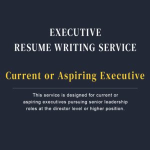 Executive (16+ years Experience)
