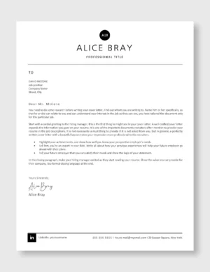 Professional Resume Template 4