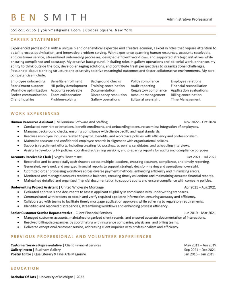 Sample_Ben_Smith_Resume_ATS - 2_Page_1