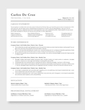 ATS Resume Template 2