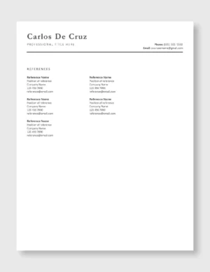 ATS Resume Template 2