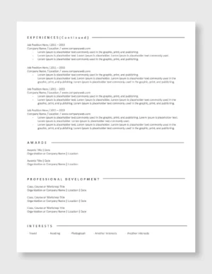 ATS Resume Template 3