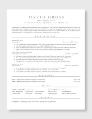 ATS Resume Template 4