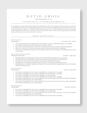 ATS Resume Template 4