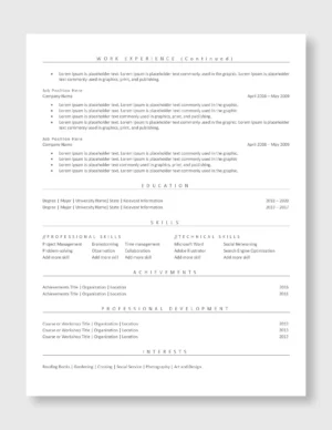 ATS Resume Template 4