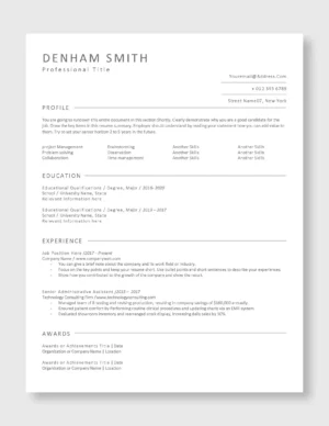 ATS Resume Template 5