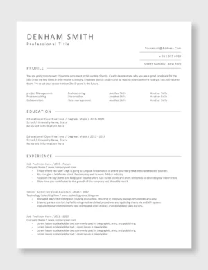 ATS Resume Template 5