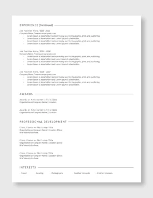 ATS Resume Template 5