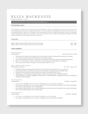 ATS Resume Template 6