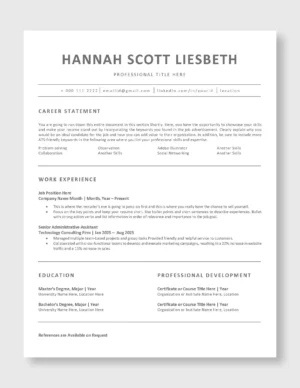 ATS Resume Template 7