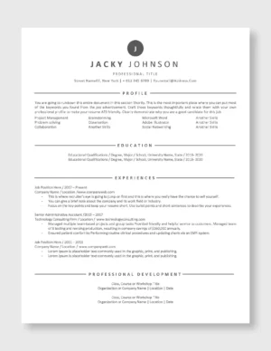 ATS Resume Template 8