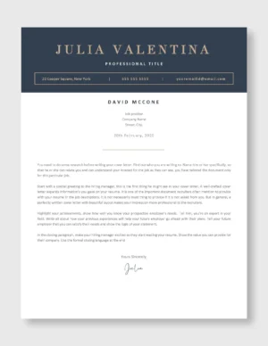 Professional Resume Template 3