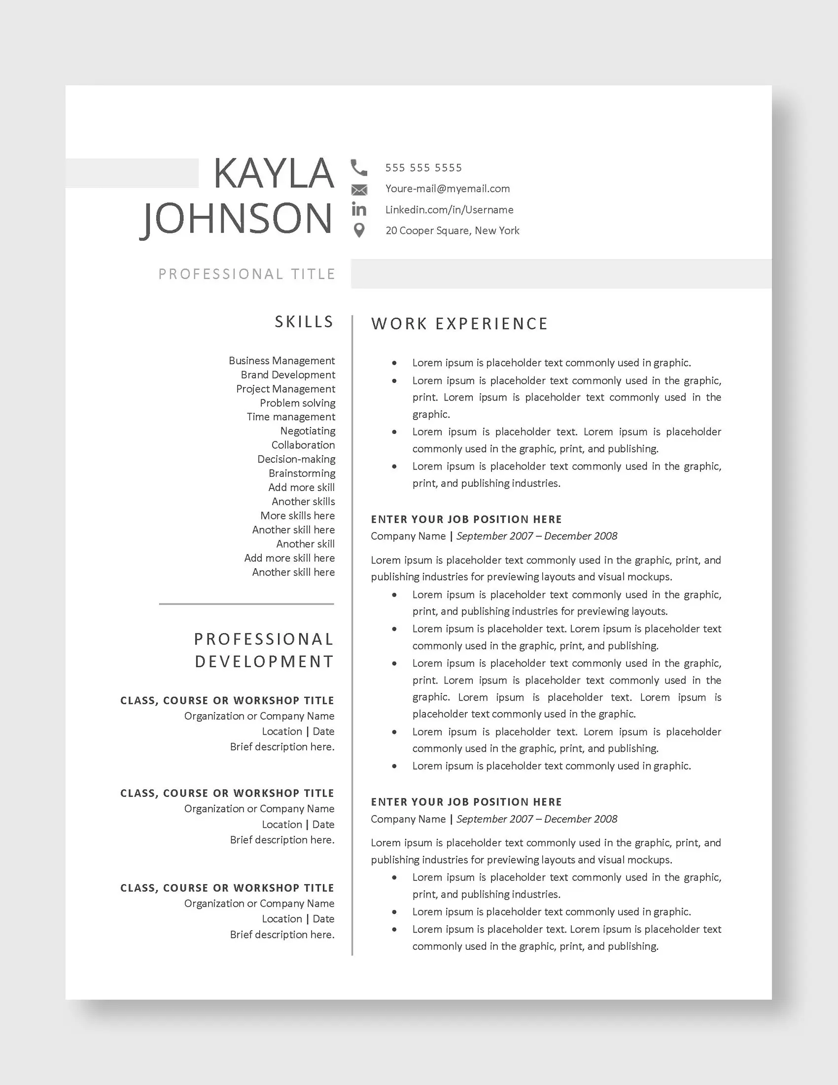 Kayla_Johnson_Professional_3Page_US_LetterSize_Template_Page_2