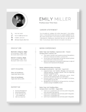 Creative Resume Template | Modern Design for Creatives