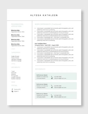 Creative Resume Template | Visually Stunning & Professional