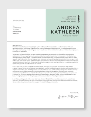 Creative Resume Template | Instant Download & Print Ready